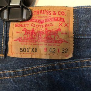 LEVI'S 501 XX CLASSIC SHRINK TO FIT 42x32
